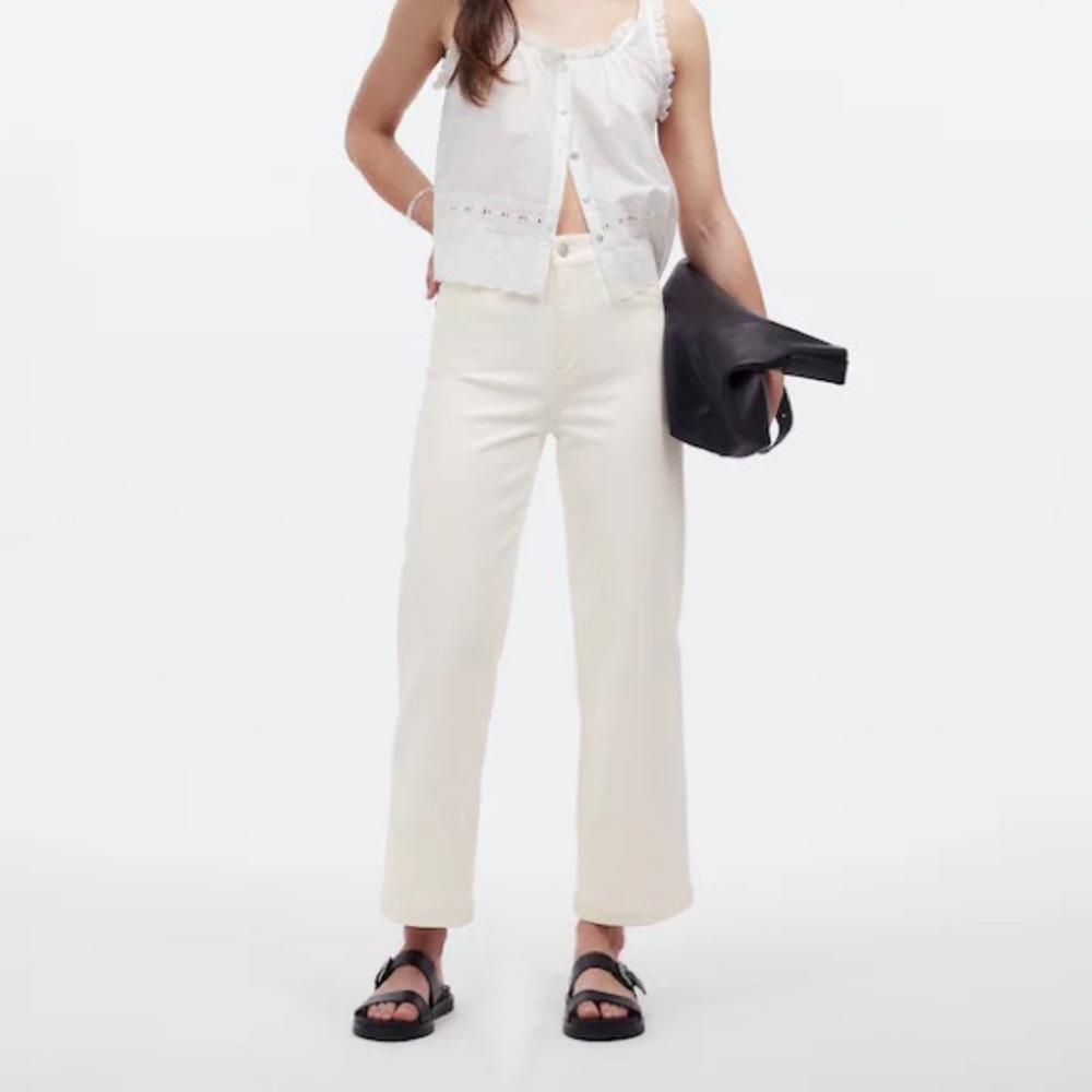 The Emmett Wide-Leg Crop Jean: Welt Pocket Edition